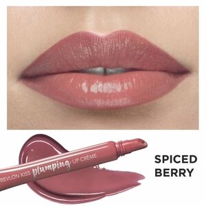 Revlon Kiss‎ Plumping Lip Creme NWT Spiced Berry